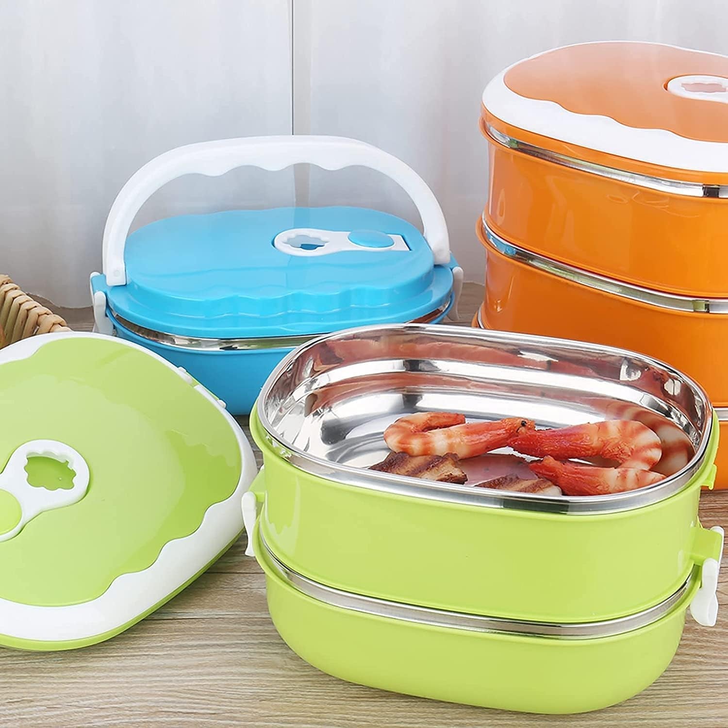 Lunch Box 900/1800ml Stainless Steel Kitchen Insulated Thermal Lunch Box Bento Office Picnic Food Container Leakproof Thermos Lunchbox Lunch Box 900/1800ml Stainless Steel Kitchen Insulated Thermal Lunch Box Bento Office Picnic Food Container Leakproof Thermos Lunchbox